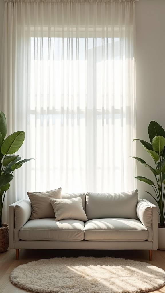 light airy sheer treatments