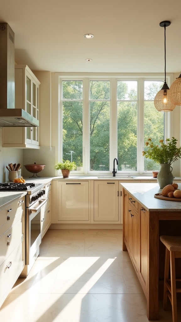 luminous modern kitchen design
