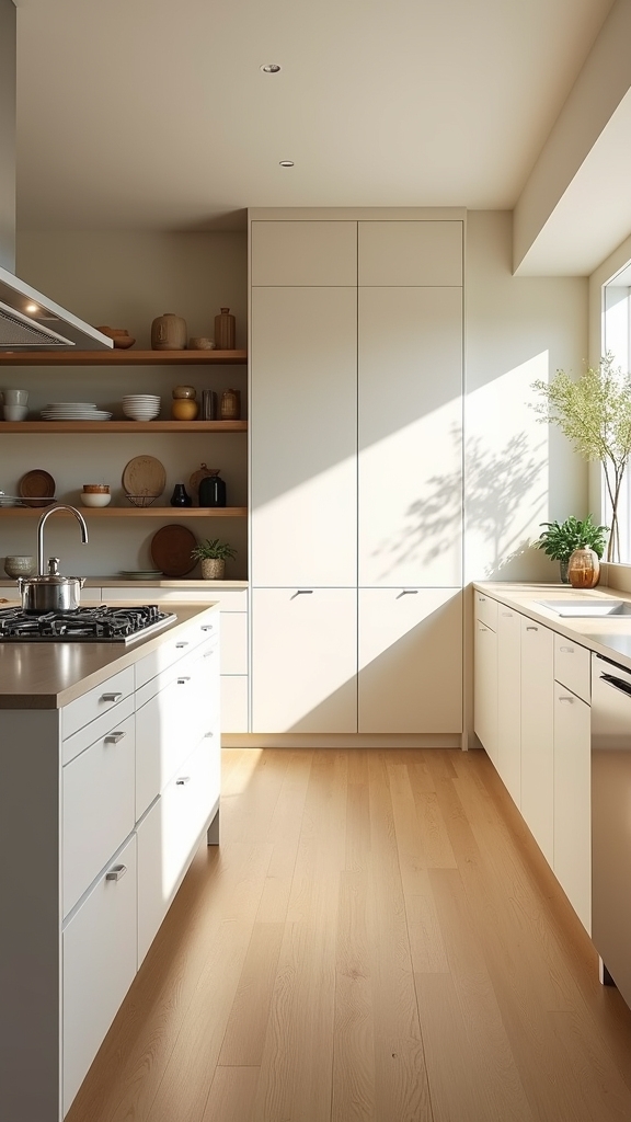 luminous sophisticated kitchen design
