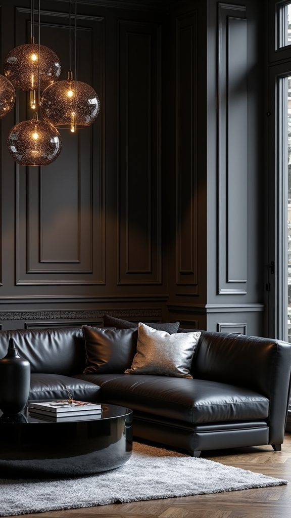 luxe metallic lighting fixtures