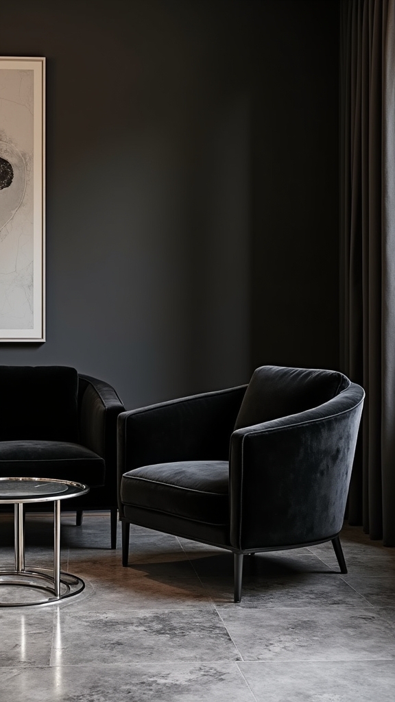 luxurious versatile velvet armchairs