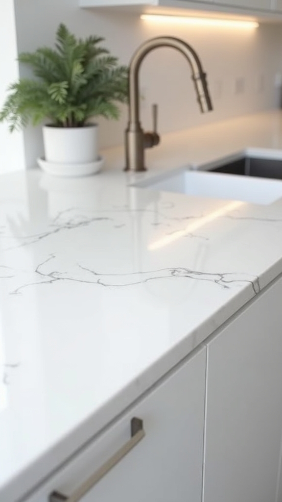 luxury marble inspired countertops