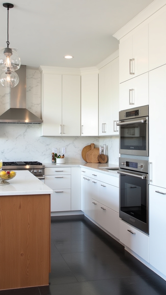 material contrast enhances sophistication