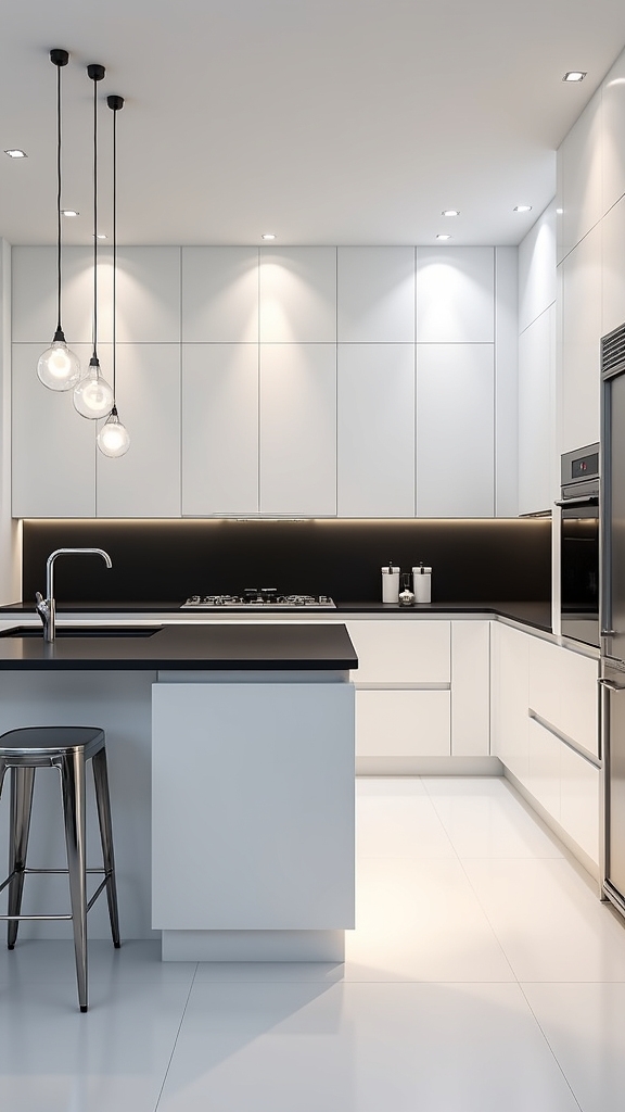 matte black countertops elegance