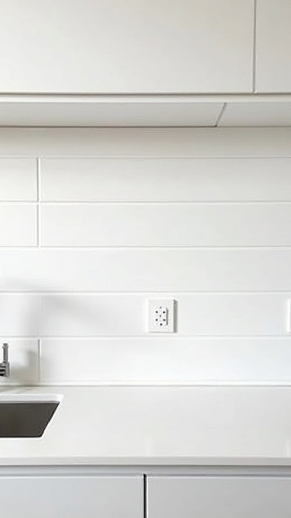 matte white shiplap elegance