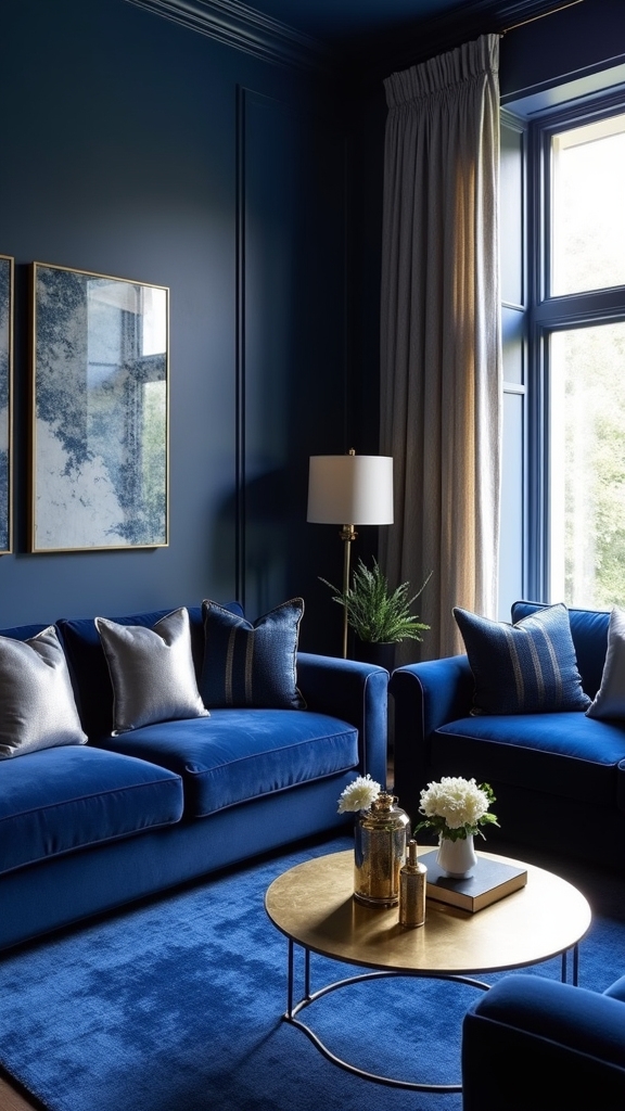 metallic accents enhance luminosity