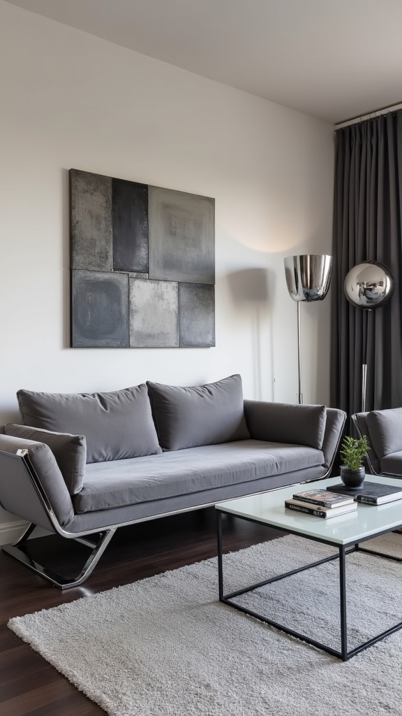 metallic accents enhance sophistication