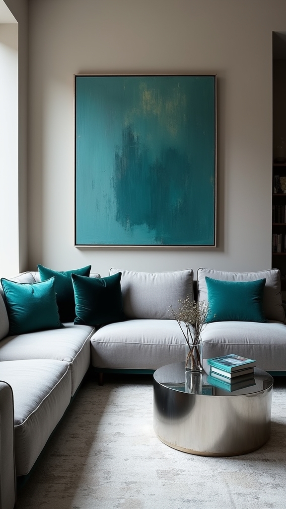 metallic accents enhance sophistication