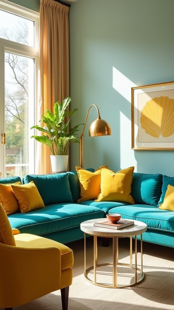 metallic accents enhance vibrancy