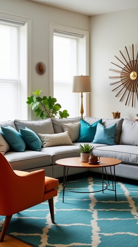 mid century color harmony