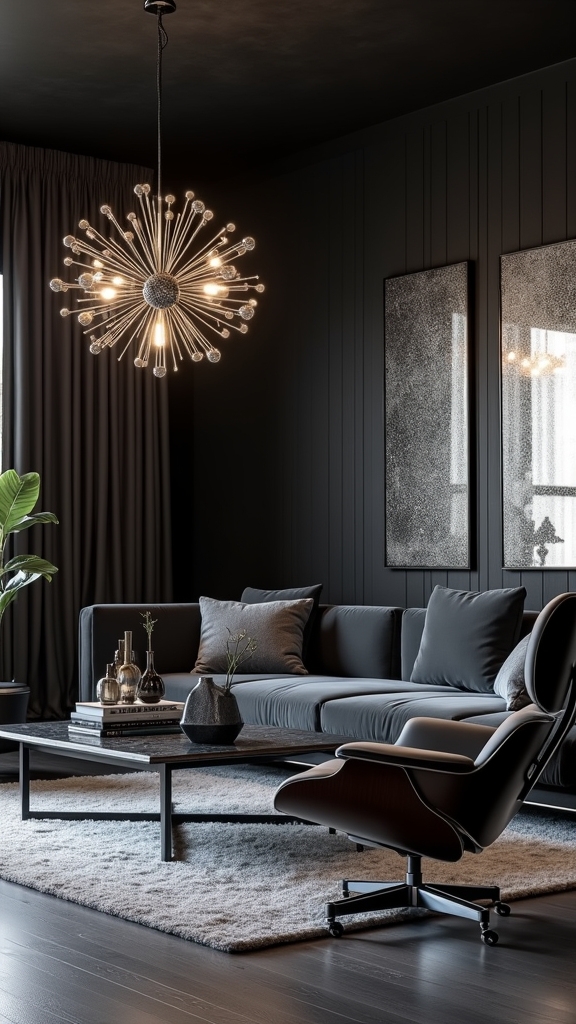 mid century metallic furniture elegance