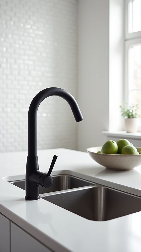 minimalist black and steel