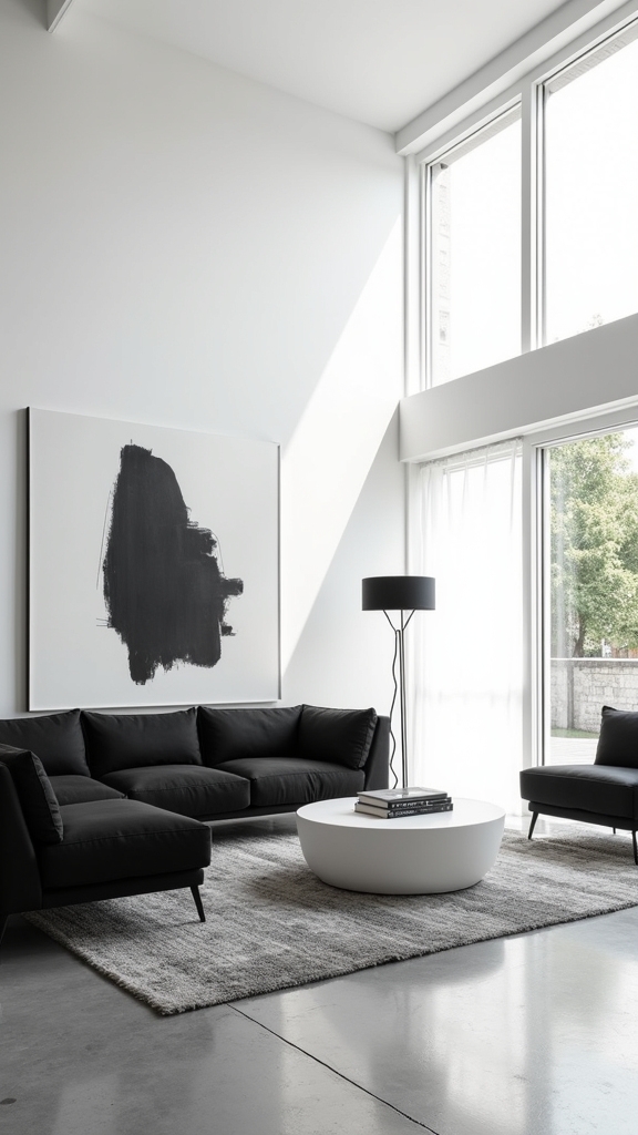 minimalist black and white