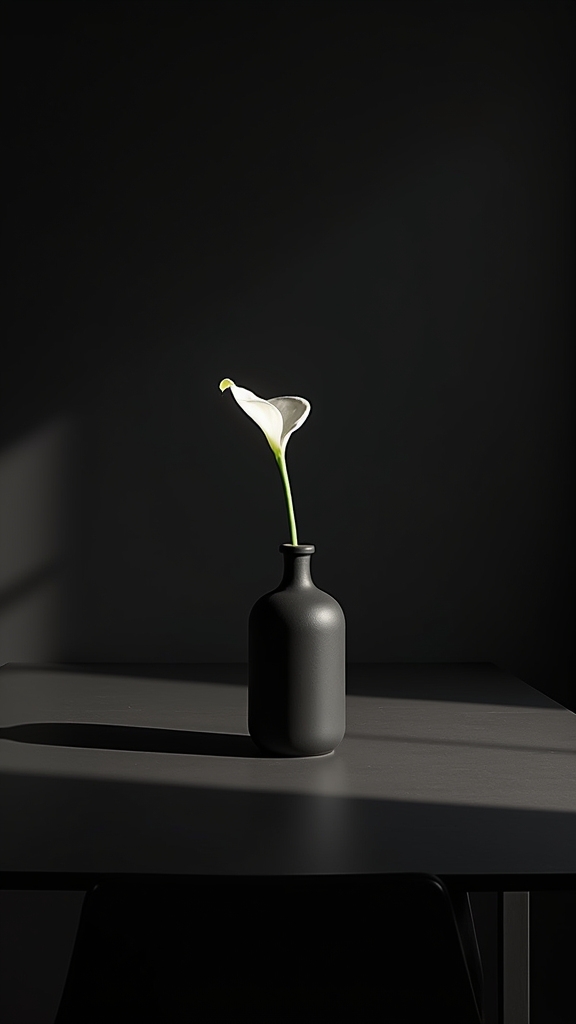 minimalist centerpiece for elegance