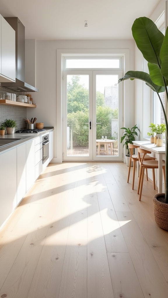 minimalist durable kitchen flooring