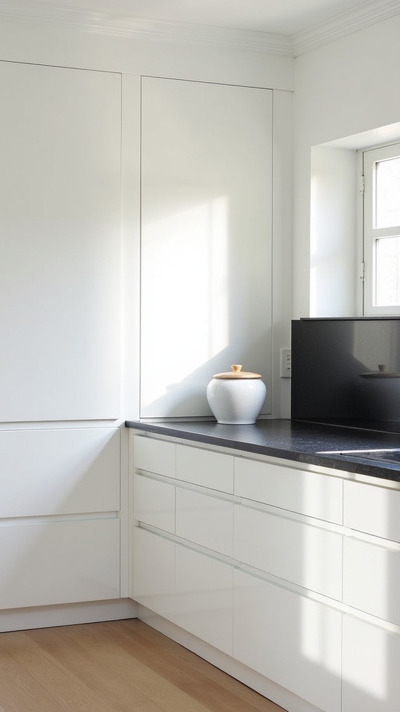 minimalist elegance and contrast