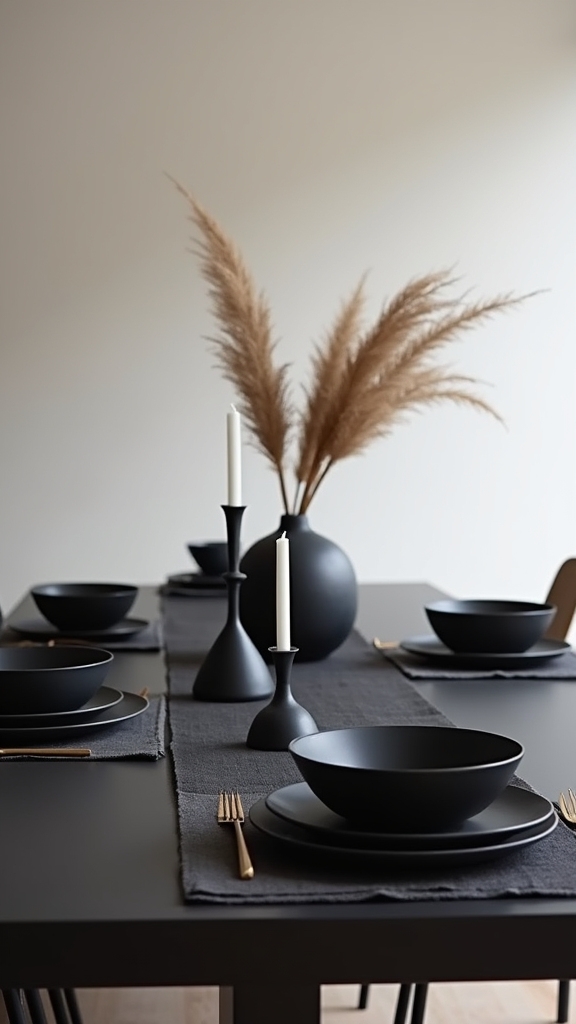 minimalist scandinavian dining style