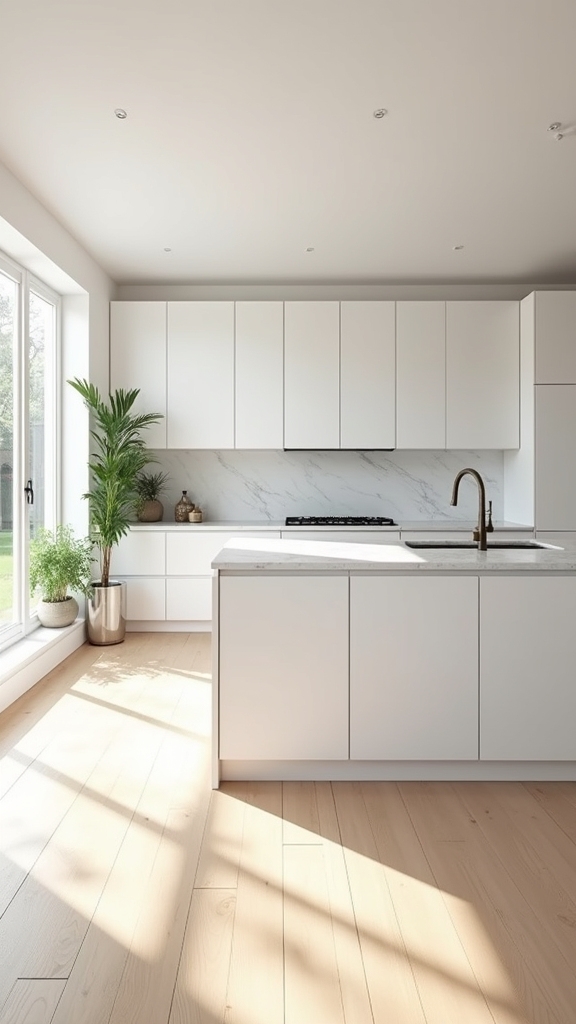 minimalist scandinavian kitchen elegance