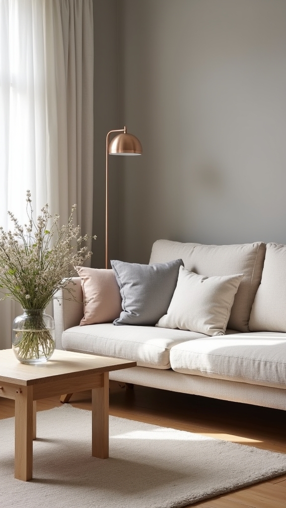 minimalist scandinavian living room