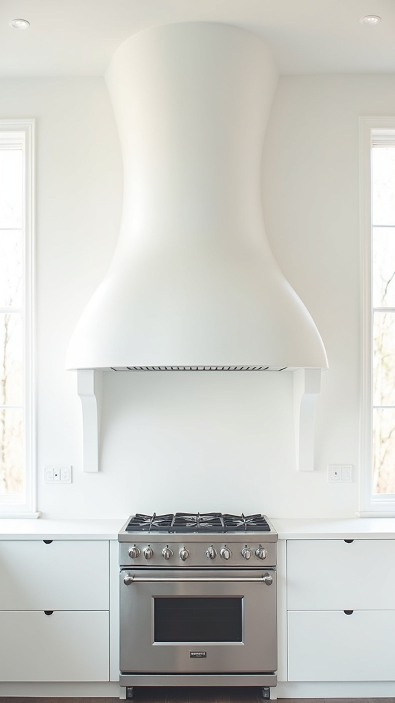minimalist white kitchen elegance