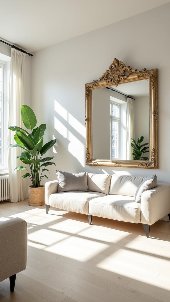 mirrors enhance light and space