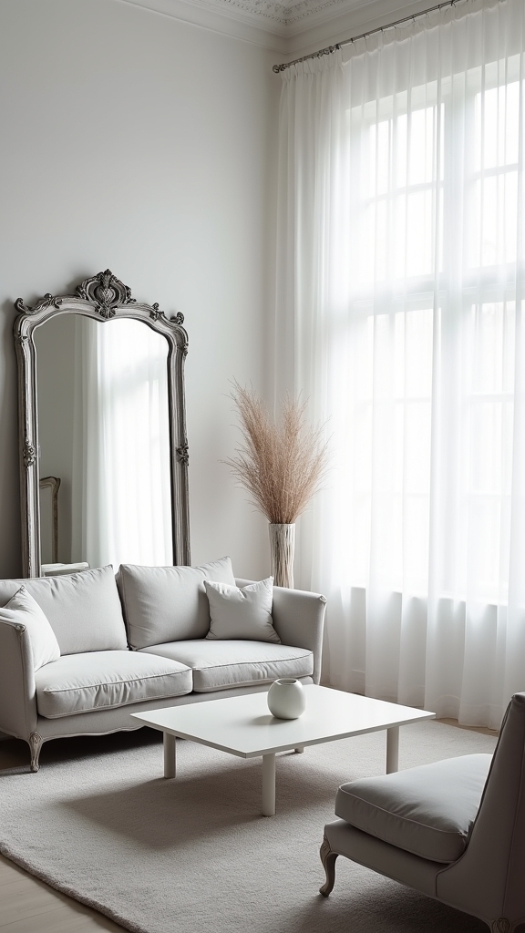 mirrors enhance natural light