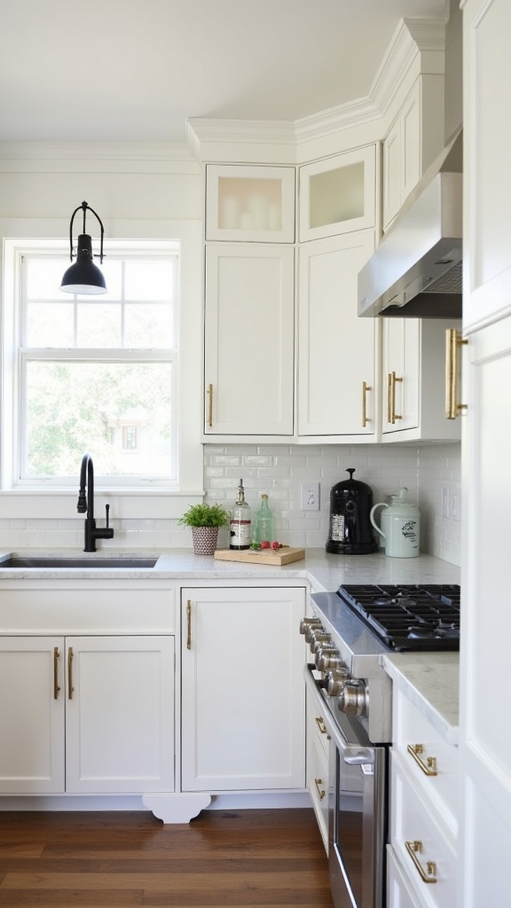 mixed metal kitchen design