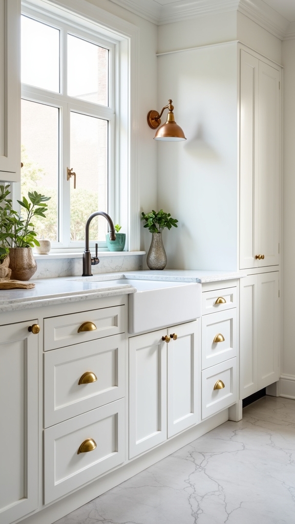 mixed metals enhance kitchen design