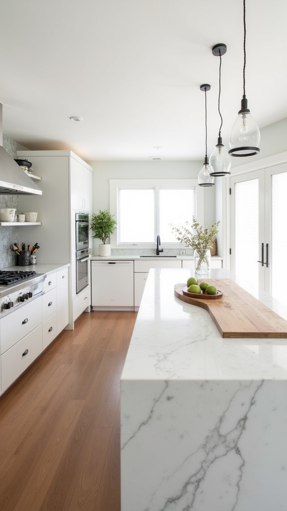 mixing countertop materials strategically