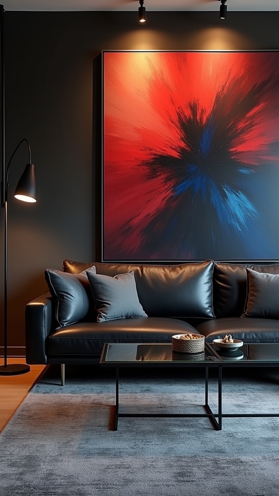 modern art enhances space