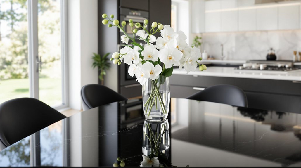 modern black kitchen tables