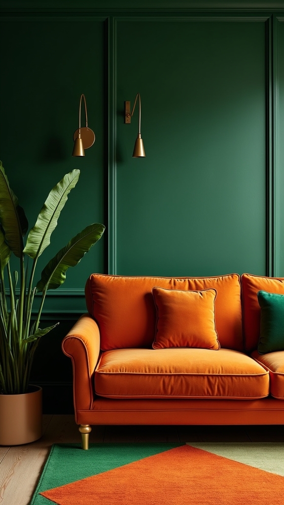 modern earthy color blocking
