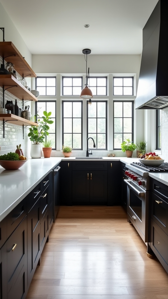 modern farmhouse kitchen elegance