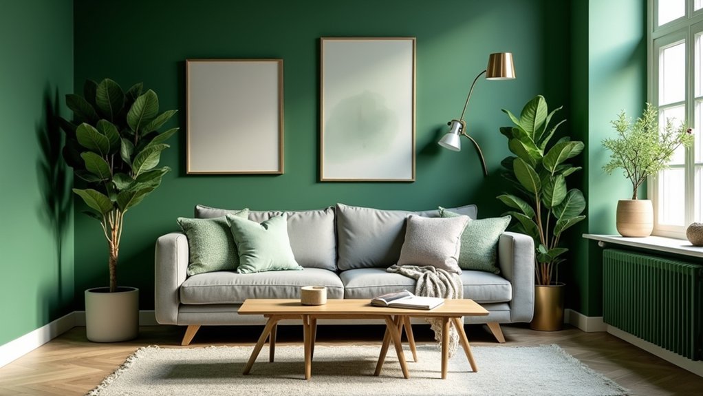 modern green living room ideas