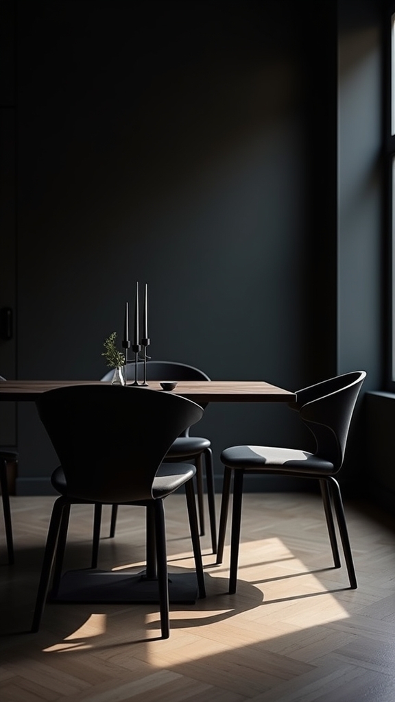 modern industrial dining elegance