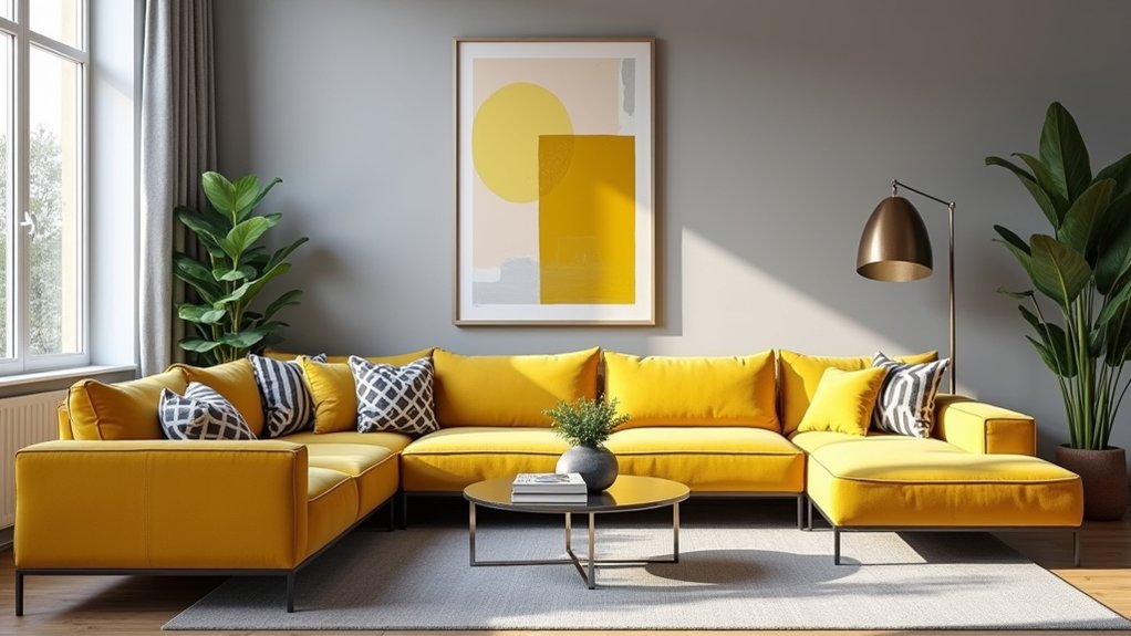 modern joyful living rooms