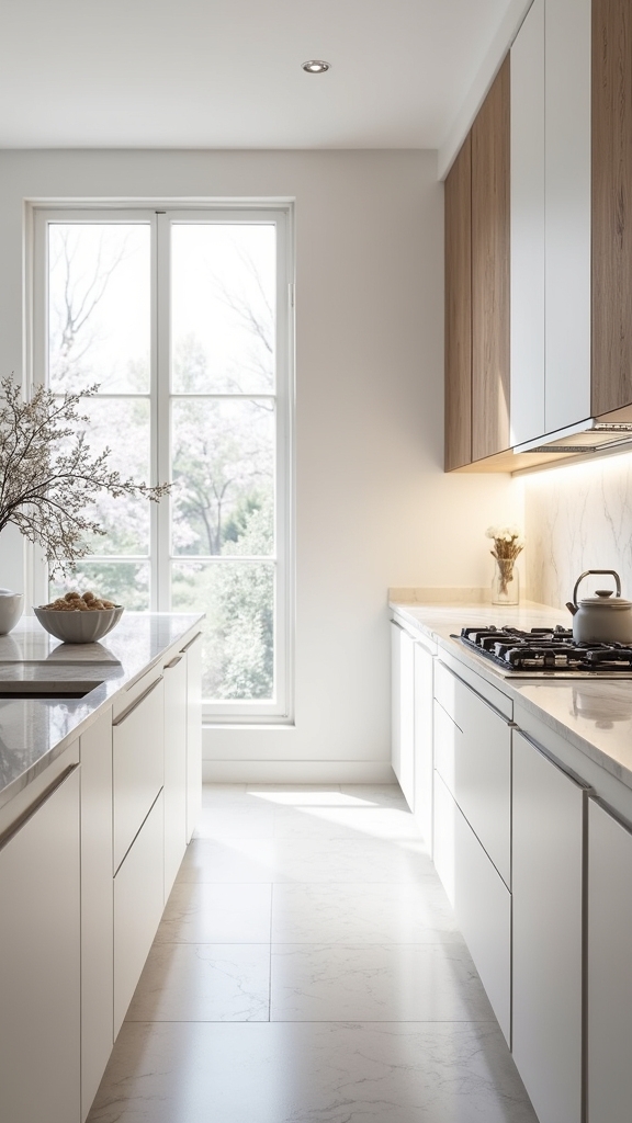 modern kitchen material diversity