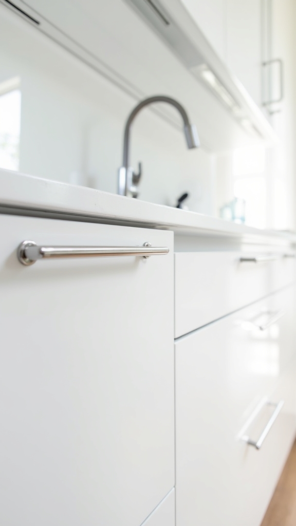 modern linear cabinet handles