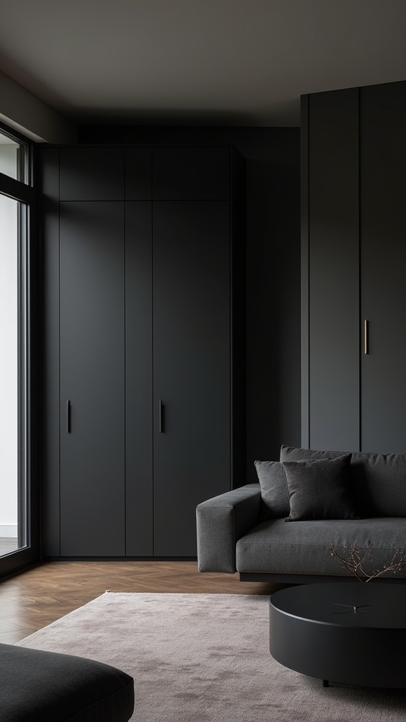 modern matte black elegance