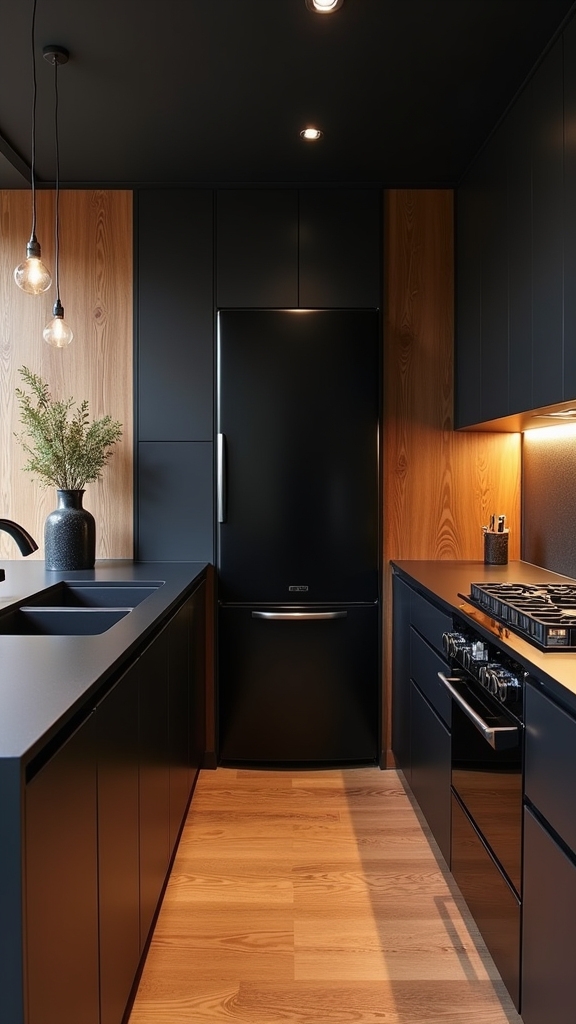 modern warmth through contrast