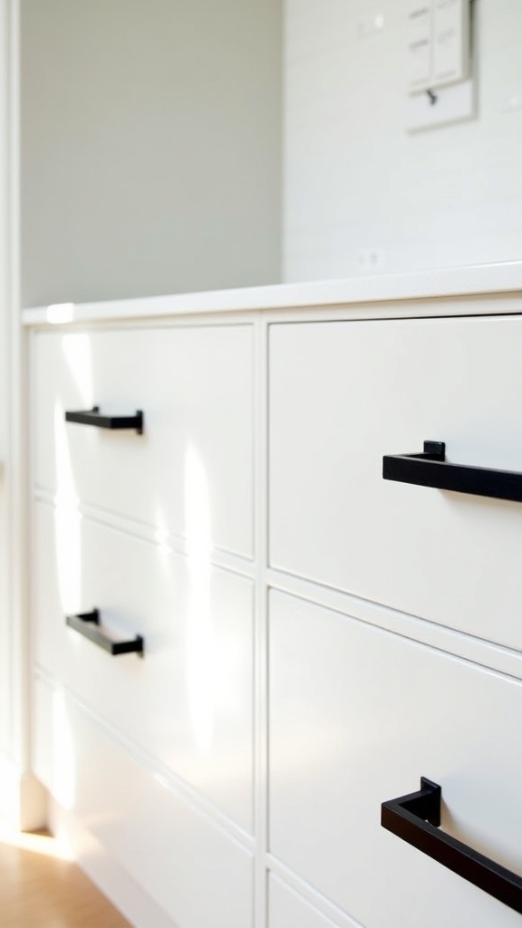 modern white cabinetry elegance