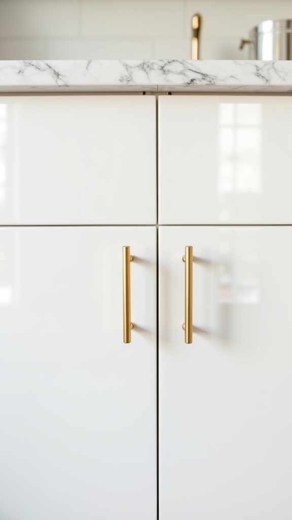 modern white cabinets luxury