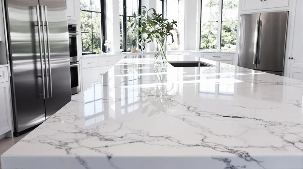 modern white countertop designs