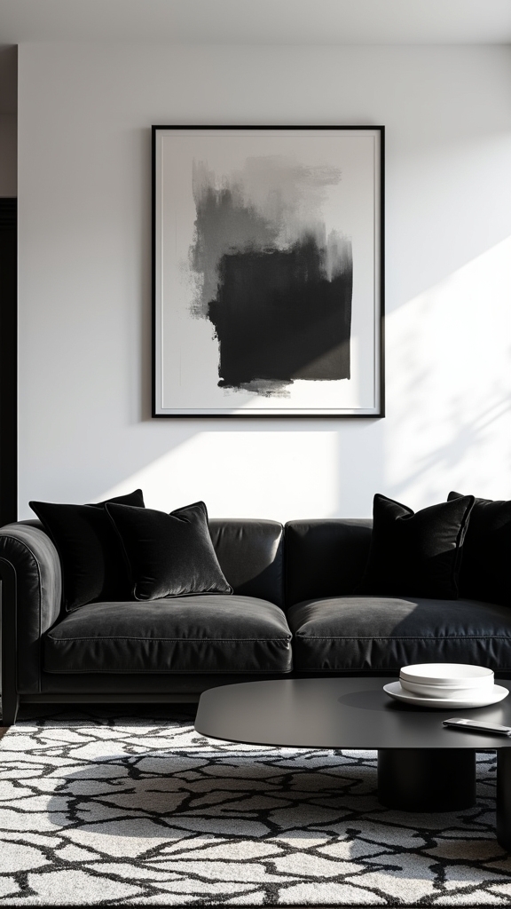 monochromatic black and white