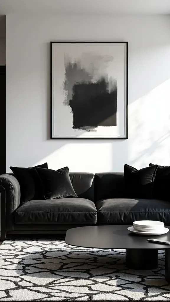 monochromatic black and white