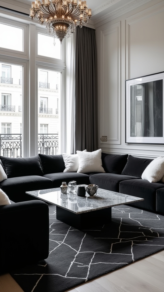monochrome elegance with texture