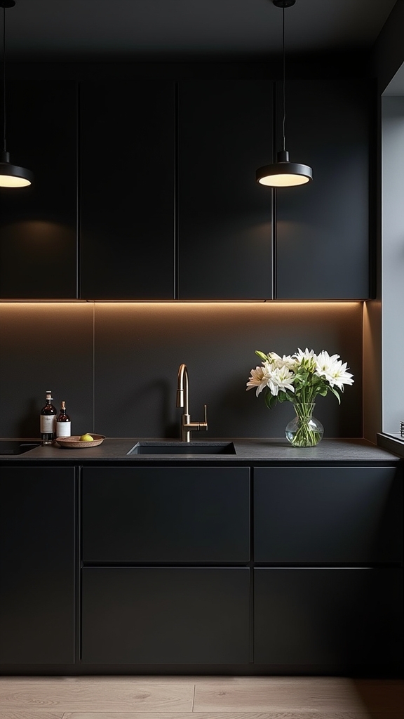 monochrome kitchen elegance defined