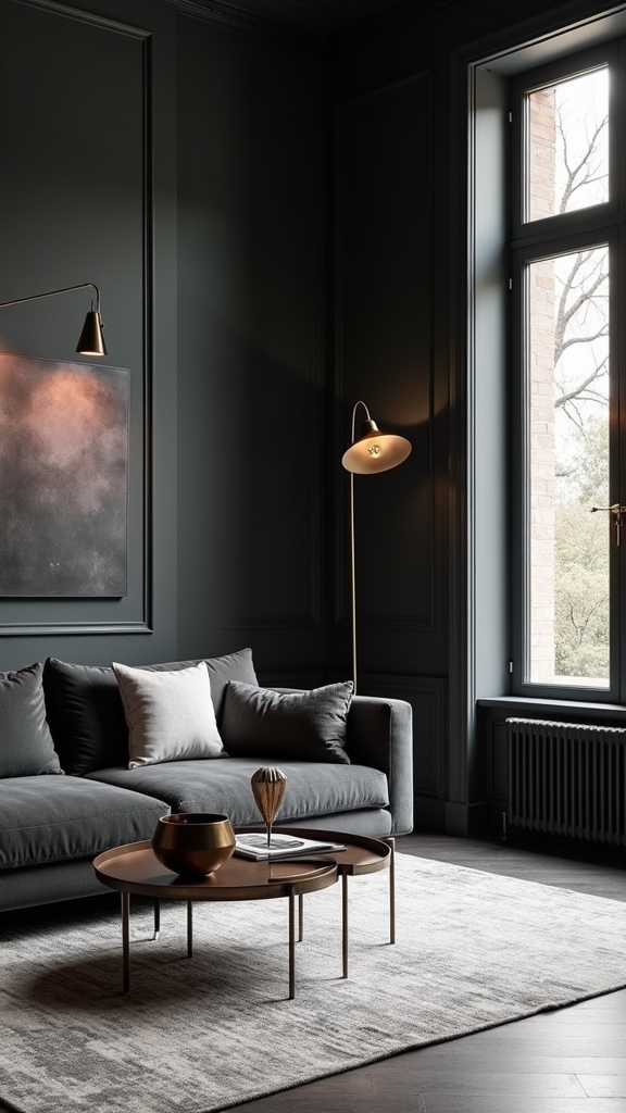 moody elegance with contrasts