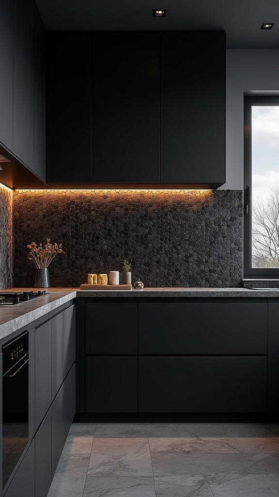mosaic hexagon tile sophistication