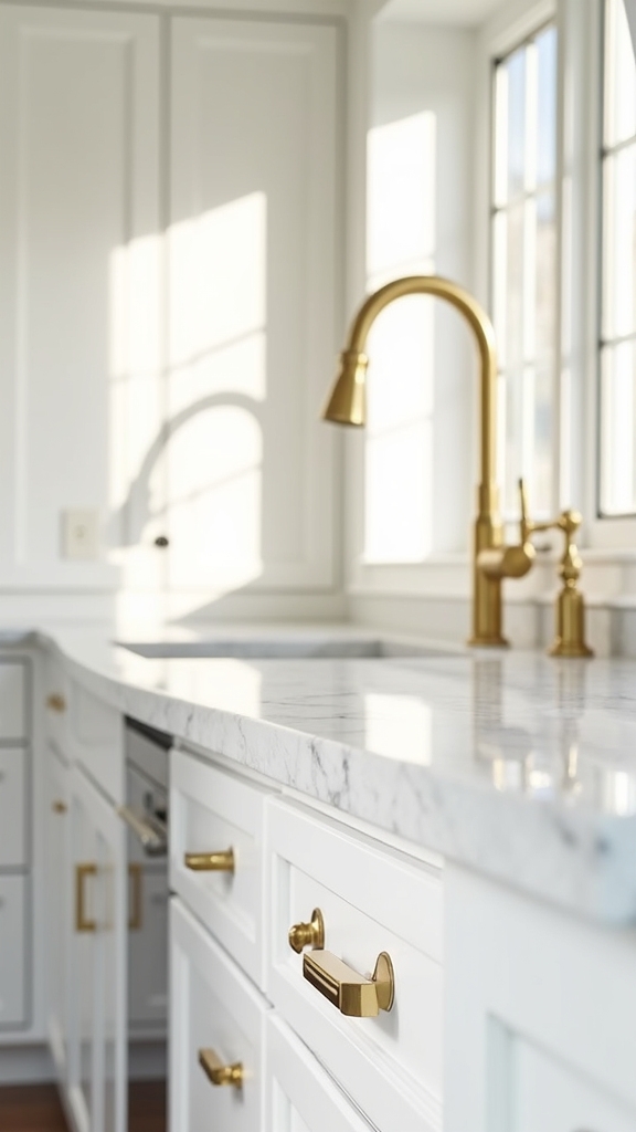muted gold hardware elegance